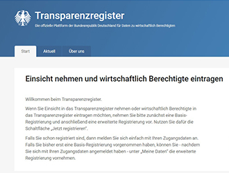 Transparenzregister Webinar Teaser
