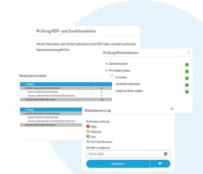 4. Schritt: Risikomanagement 4. Schritt KYC Complyer: Risikomanagement