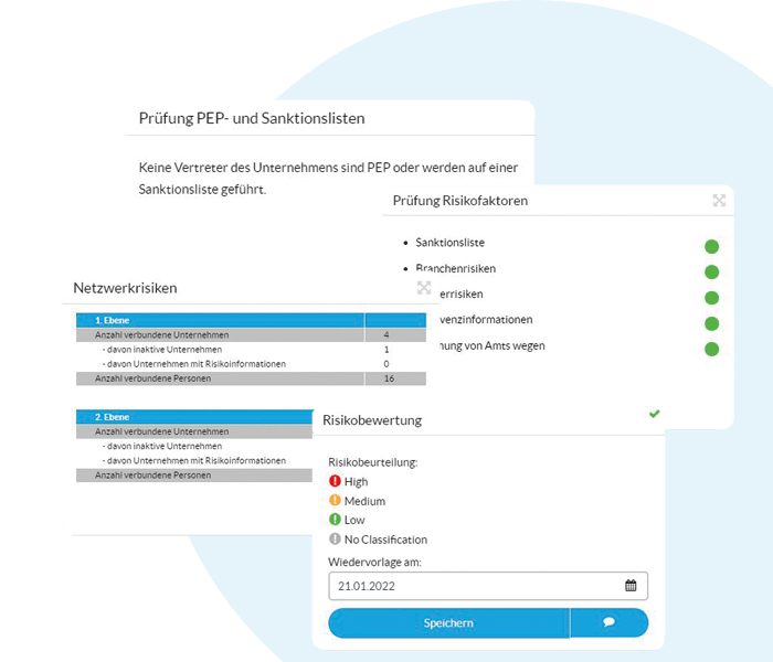 4. Schritt KYC Complyer: Risikomanagement